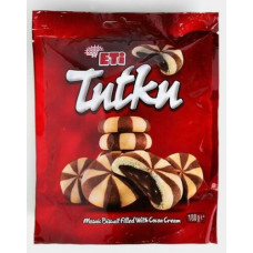 Печенье с начинкой какао крема Eti "Tutku" 180 г