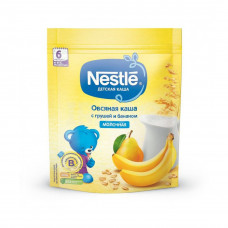 Nestle каша молочная овсяная с грушей и бананом 220 гр