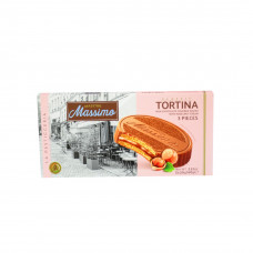 Maestro Massimo Tortina печенье с шоколадной начинкой со вкусом фундука 60 гр