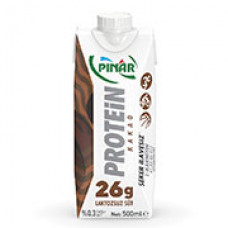 Молоко Pınar "Protein" со вкусом какао, безлактозное 500 мл