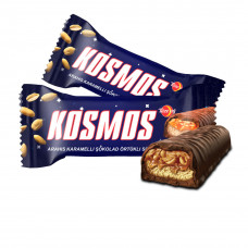 Kosmos Батончик с арахисом и карамелью покрытый шоколадом 40 г