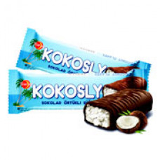 Шоколад покрытый глазурью Täze aý "с кокосом" 35 гр
