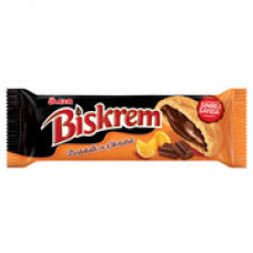 Печенье с начинкой какао крема и апельсина Ülker "Biskrem" 90 г
