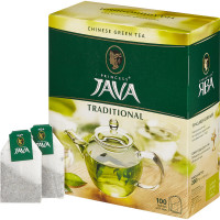 Чай зеленый Принцесса Ява Традиционный в пакетиках, 100 шт., 200 гр.