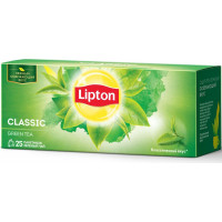 Чай зеленый Lipton Classic, 25пакетиков