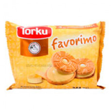 Печенье Torku "Faworimo" с банановым кремом 244 г