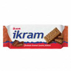 Печенье  с шоколадным кремом Ülker "ikram" 84 гр