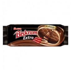 Печенье с начинкой из какао крема Ülker "Biskrem extra" 184гр