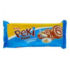 Рулет с какао и начинкой из сгущенного молока  "Peki" 150 гр