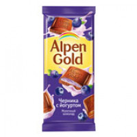 Шоколад Alpen Gold молочный черника с йогуртом 85 гр