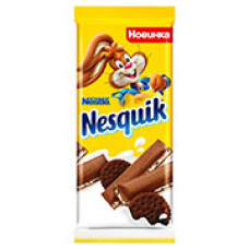Шоколад "Nesquik" с молочной начинкой и с печеньем 95 г