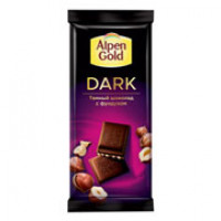 Шоколад Alpen Gold темный с фундуком 85 гр