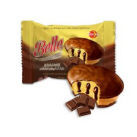 Täze aý "Belle" кекс с шоколадным джемом с шоколадной глазурью, 40 г