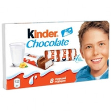 Шоколад "Kinder" молочный, порционный, 100 г