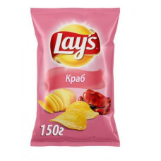 Картофельные чипсы Lay's краб 150 г