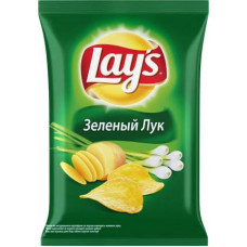 Картофельные чипсы Lay's зеленый лук 150 г