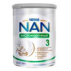 Детская смесь NAN 3 "Кисломолочный" (с 12 месяцев) 400 гр